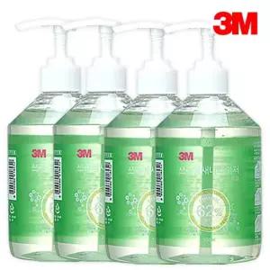 3M 손소독제 새니타이저 500ml x4개 에탄올 62 9262