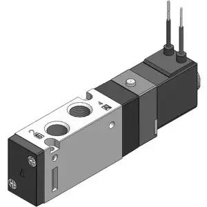 KCC 공압솔레노이드밸브(5포트) KS210S-2GL(싱글)