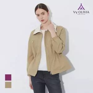 [올리비아로렌][비비올리비아] 백 패널 점퍼_VVCCL4S2361