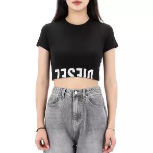 [디젤][명품] 디젤 26SS UFTEE 스포츠 크롭 반팔 티셔츠 A14593 0HMAU 9XX