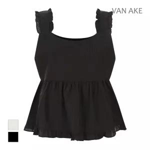 [반에이크] 민소매 프릴체크 뷔스티에_VB46BLQ314Z