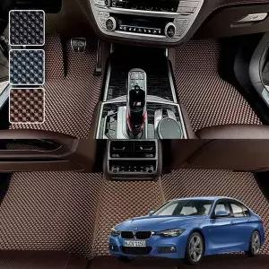 [에이치플러스몰]BMW 3시리즈 F30 전차종 전용 3D 엠보싱 차세대 고무매트 1열2열 세트