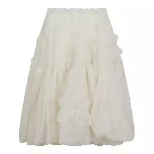 Ermanno Scervino 러플 튤 스커트 D482O750XWB S4868 TP978110507