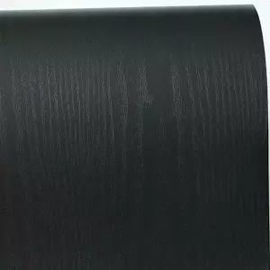 인테리어필름 무늬목시트지 블랙 WBGSL559