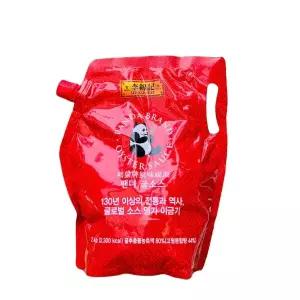 이금기 팬더 굴소스 스파우트 2kg 대용량 소스 파우치 업소용