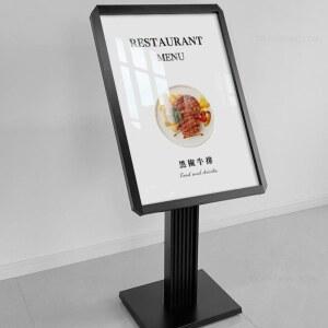 철제입간판 카페 입구 5구 가방우편 제트 투명 메뉴판스탠드 네일샵 원목 블랙보드
