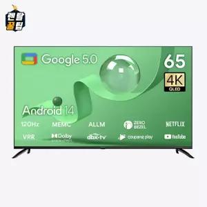 더함 스마트 구글 5.0 OS 안드로이드 14 QLED TV 65인치