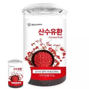 건강식품 헬로우그린 국산 구례 산수유환 350g(통)