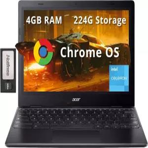 Acer 크롬북 311 11.6인치 HD 노트북 인텔 셀러론 N4500 UHD 그래픽 4GB LPDDR4X RAM 스토리지 64GB