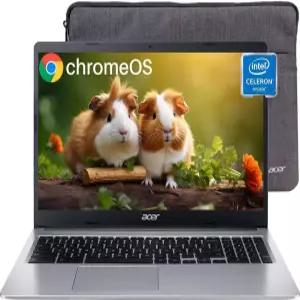 Acer 크롬북 315 노트북 15.6인치 HD 디스플레이 인텔 셀러론 N4020 최대 2.8GHz 4GB RAM eMMC UHD 그래픽