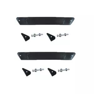 2 세트 37cm 블랙 유모차 발판 교체 조절식 연장 및 푸시체어 시트 라이너용 액세서리 커넥터