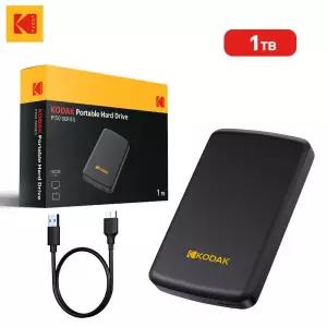 KODAK P150 휴대용 하드 드라이브 500GB 외장형 HDD 5Gbps 고속 130MB/s PS5/PS4/스위치/노트북용 2.5인치