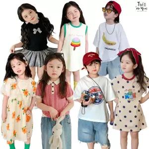 [더사랑이] 여름신상 BEST  재입고완료 여아/남아 등원룩 나들이룩 한방에~