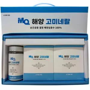 해양심층수 만든 엠큐해양고미네랄 세트 스틱3.4gX62 + 굵은소금 150g 저염 오씨아드 엠큐눈소금