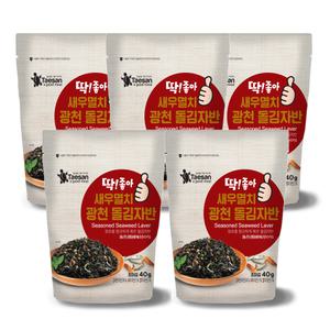 딱좋아 광천새우멸치김자반40G X 10봉