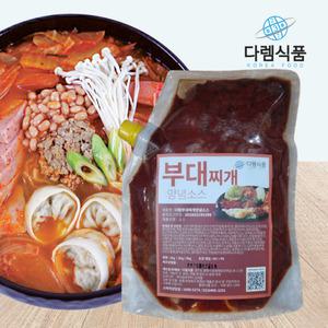 다렘부대찌개양념소스 2kg 찌개용,저가와 비교불가 고점도양념,전문점납품용 다렘식품