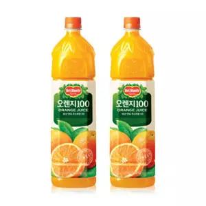 롯데  오렌지100 주스 1.5L 12개