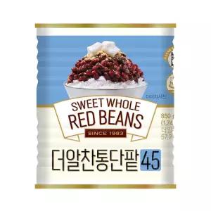 [화과방] 더알찬통단팥45 850g(캔) / 대두식품 팥빙수 통조림