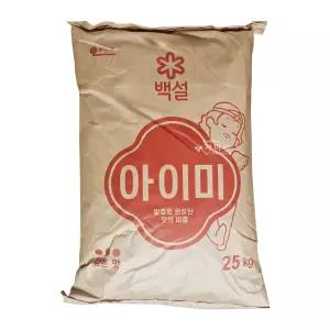 CJ 제일제당 백설 아이미 25kg 대용량 업소용가마랑