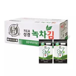 [성경김본사] 지도표 성경김 녹차김 17g X 30봉 (1박스)