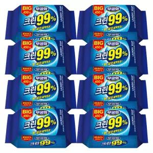 무궁화 BIG 크린99% 세탁비누 450g X 8개