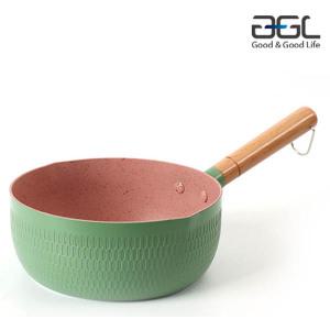 지지엘 마블코팅 IH인덕션 편수물코냄비18CM