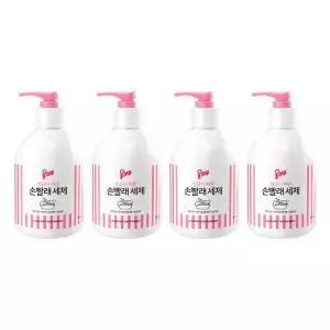 울샴푸 손빨래세제 용기, 380ml, 4개