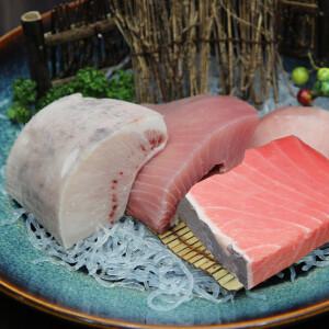참치회 참다랑어 블럭 뱃살세트 슬라이스 600g 냉동참치 오도로 주도로 가마도로