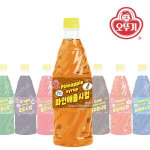 오뚜기 파인애플시럽 1kg 슬러시 원액 음료