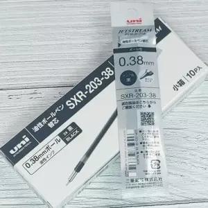 문구반점 유니 제트스트림 엣지 0.38mm 리필심 SXR-203-38 1타