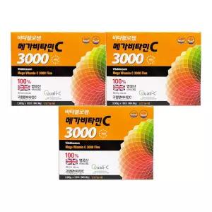 비타블로썸 메가비타민C 3000 파인 3003mg x 120포 3개 / 써클