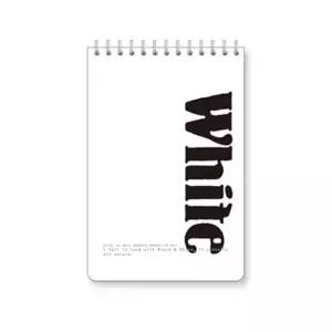 [오너클랜]양지 흑백라인노트 25절 백 YSN703/146x216mm/80매 권(1개입)