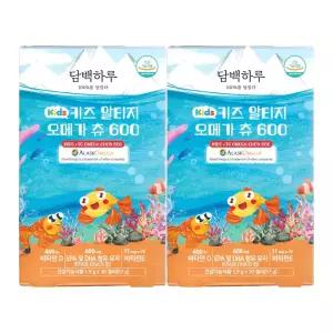 담백하루 키즈 알티지 오메가 츄 600 30구미 2개 / 써클