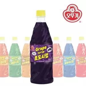 오뚜기 포도시럽 1kg 슬러시 원액 음료