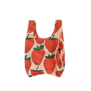 [바쿠백] 소형 베이비 에코백 장바구니 Strawberry