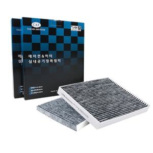 맑은 활성탄 차량용 자동차에어컨필터/소나타DN8 / 올뉴아반테CN7 / 코란도C / 그랜드스타렉스
