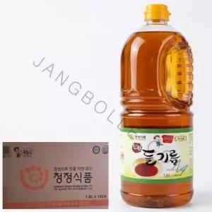 청정식품 금동이 진한 들기름 100% 1.8L 1박스 10개