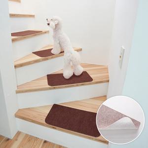 펫아미고 계단용 강아지매트 9매 비발수 타일식 흡착 미끄럼방지 / 고양이 슬개골 탈구예방