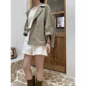 [하프클럽/헤레이스](스테디셀러)홑겹 루즈핏 자켓_YMSH25SS529