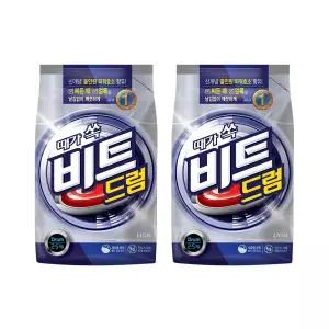 비트 분말 세탁세제 드럼 2.5kg 2개