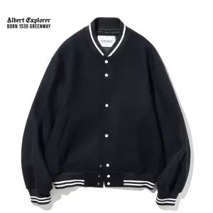 [유니폼브릿지]varsity jacket navy