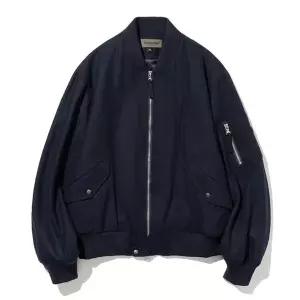 [유니폼브릿지]wool ma-1 jacket navy
