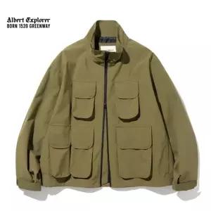[유니폼브릿지]fishing pocket short jacket olive