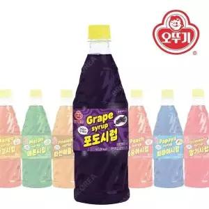 오뚜기 포도시럽 1kg 슬러시 원액 음료