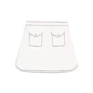 마쥬 오가닉 코튼 혼방 스트레이트 스커트 MFPJU01455 TP438927982