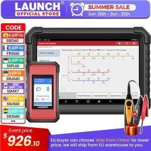 LAUNCH X431 PRO3S+ ELITE 자동차 진단 도구 J2534 프로그램 토폴로지 맵 ECU 코딩 자동 obd obd2 스캐너 C
