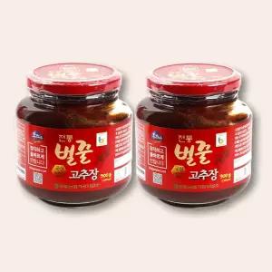 영월농협 동강마루 전통 벌꿀고추장 900g x 2병 / 국산 벌꿀 단맛 / 비빔 무침용 전통 고추장