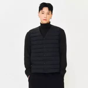 [본사]남성 라이트 다운 투웨이넥 베스트-EFZK7301C03