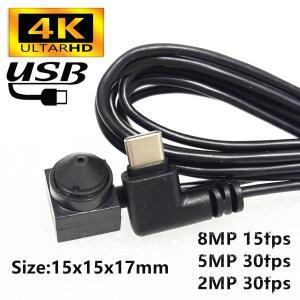 OEM 맞춤형 OTG 타입 C 사이즈 UVC OTG OV2710 IMX179 Senor 1080P 2.1MM 렌즈 어안 미니 카메라, 4K 8MP 5