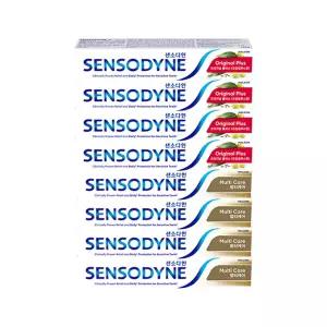 센소다인 시린이케어 치약 오리지날 플러스, 100g, 4개 + 멀티케어 100g, 4개